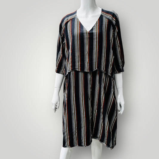 KOWTOW / collete dress / stripe / s / nz made / $280rrp (3883996693101203891)