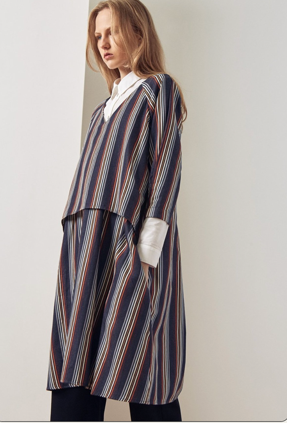 KOWTOW / collete dress / stripe / s / nz made / $280rrp (3884001553780510085)