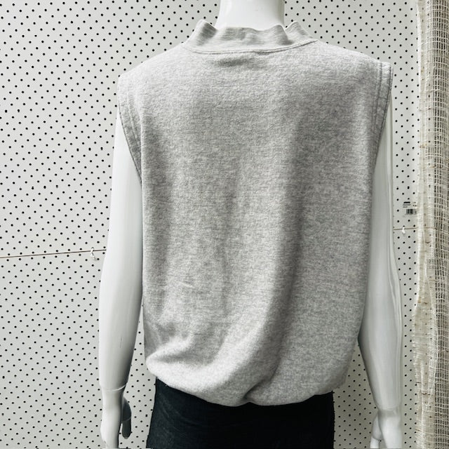 NIKE JAPAN / sleeveless grey tank sweatshirt / m (3884154690117099258)