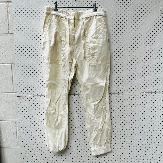 COUNTRY ROAD / white linen joggers / 10 (3884591619493741487)
