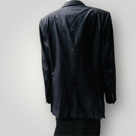 vintage LANVIN / lightweight wool+silk blazer / 50 (3884592012480014268)