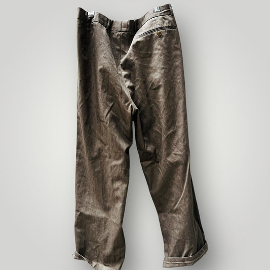 menswear / pleat front pants /  m/l (3884592034192364821)
