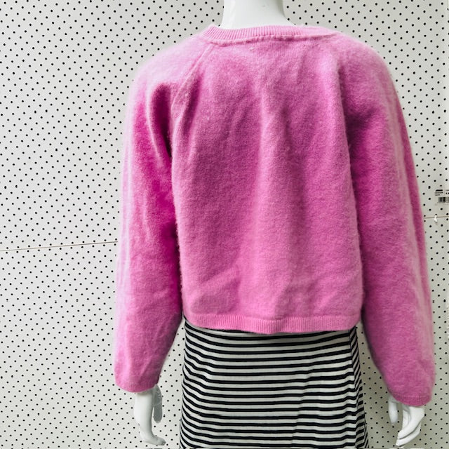 COUNTRY ROAD / 'rosetta' cashmere crop knit / xl (3885206181892508489)