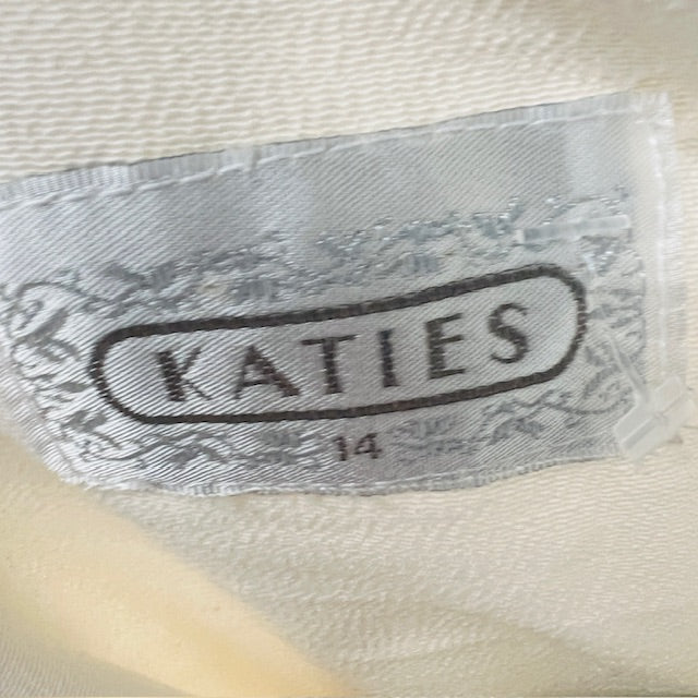 1990s aussie vintage / KATIES / white jacket / 14 (3885206210957939489)