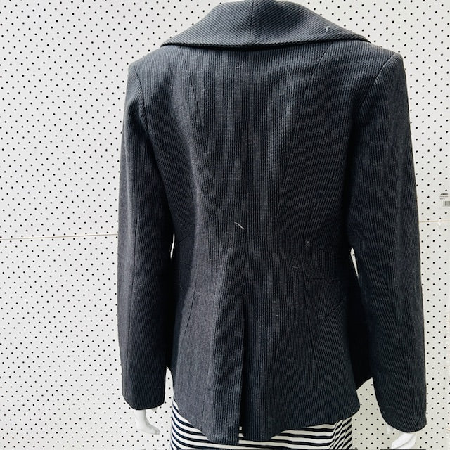 OCTOBER REIGN / wool blazer with cinched waist / s (3885206268952907303)