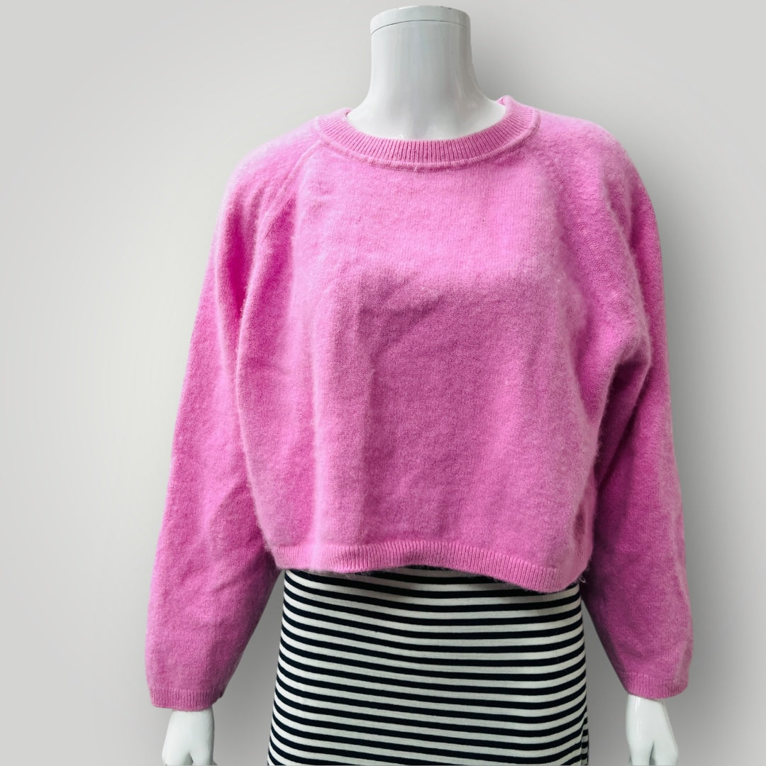COUNTRY ROAD / 'rosetta' cashmere crop knit / xl Tops & shirts