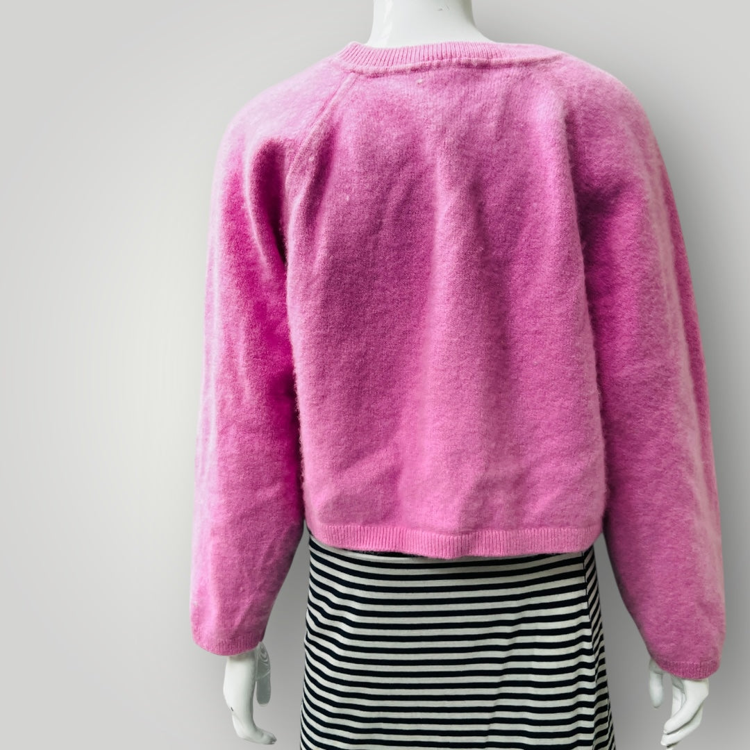 COUNTRY ROAD / 'rosetta' cashmere crop knit / xl Tops & shirts
