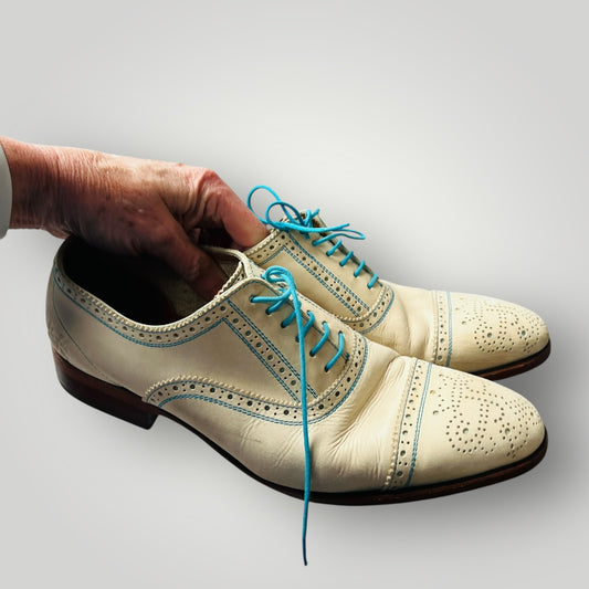 2000s vintage / FLUEVOG / gateway brandenburg capped toe brogue / 8 (3885367524285644977)