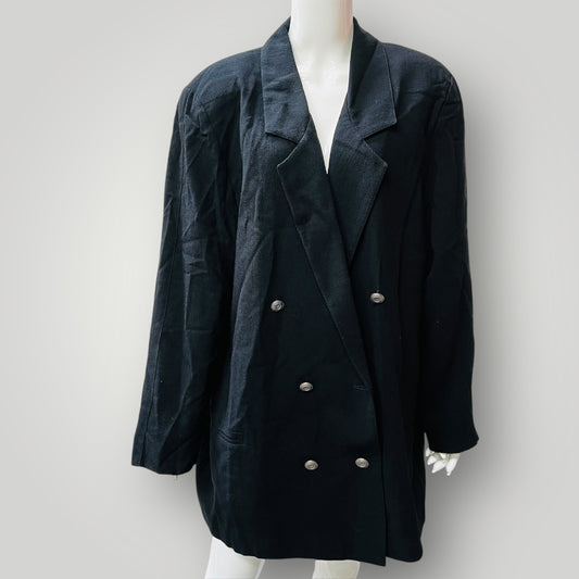 1980s nz vintage / BOBBYS / wool coat / 20 / made in nz (3885634882335245895)