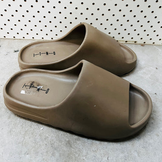 ITNO / Brown chunky slides / size 39 (3885720598944224696)