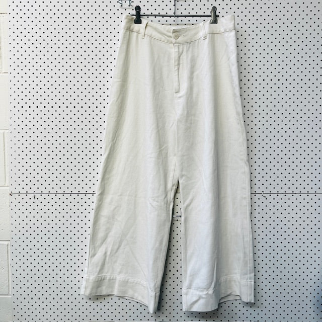 ALICE IN THE EVE / wide legged cropped pants / L (3885800906212059855)