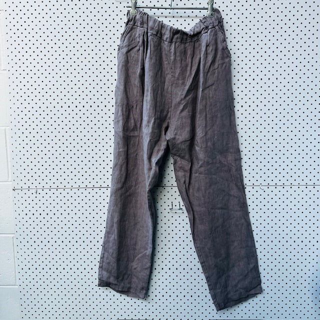 THE LINEN LOUGE / linen pants / made in italy / s/m (3885800945707280940)