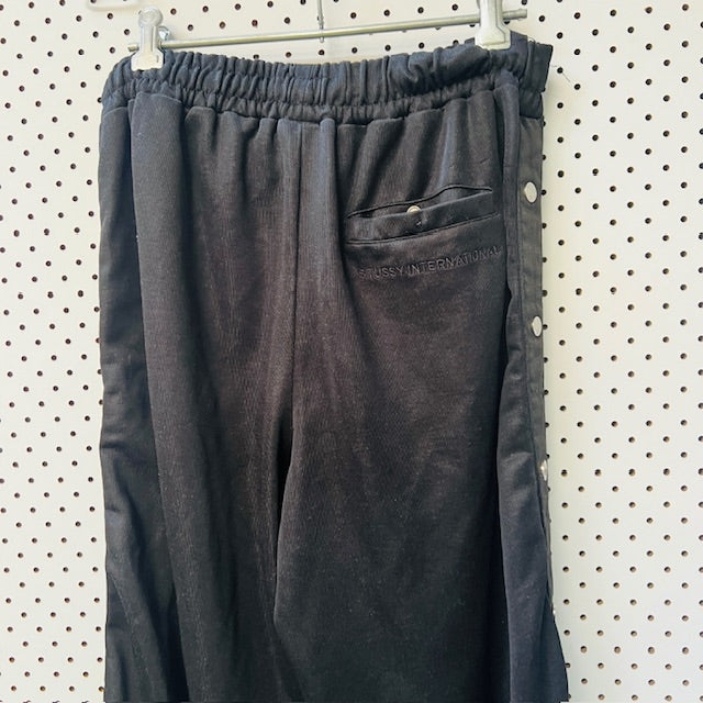 STUSSY x blackletter / dome side wide leg track pants / s (3885800989394965168)