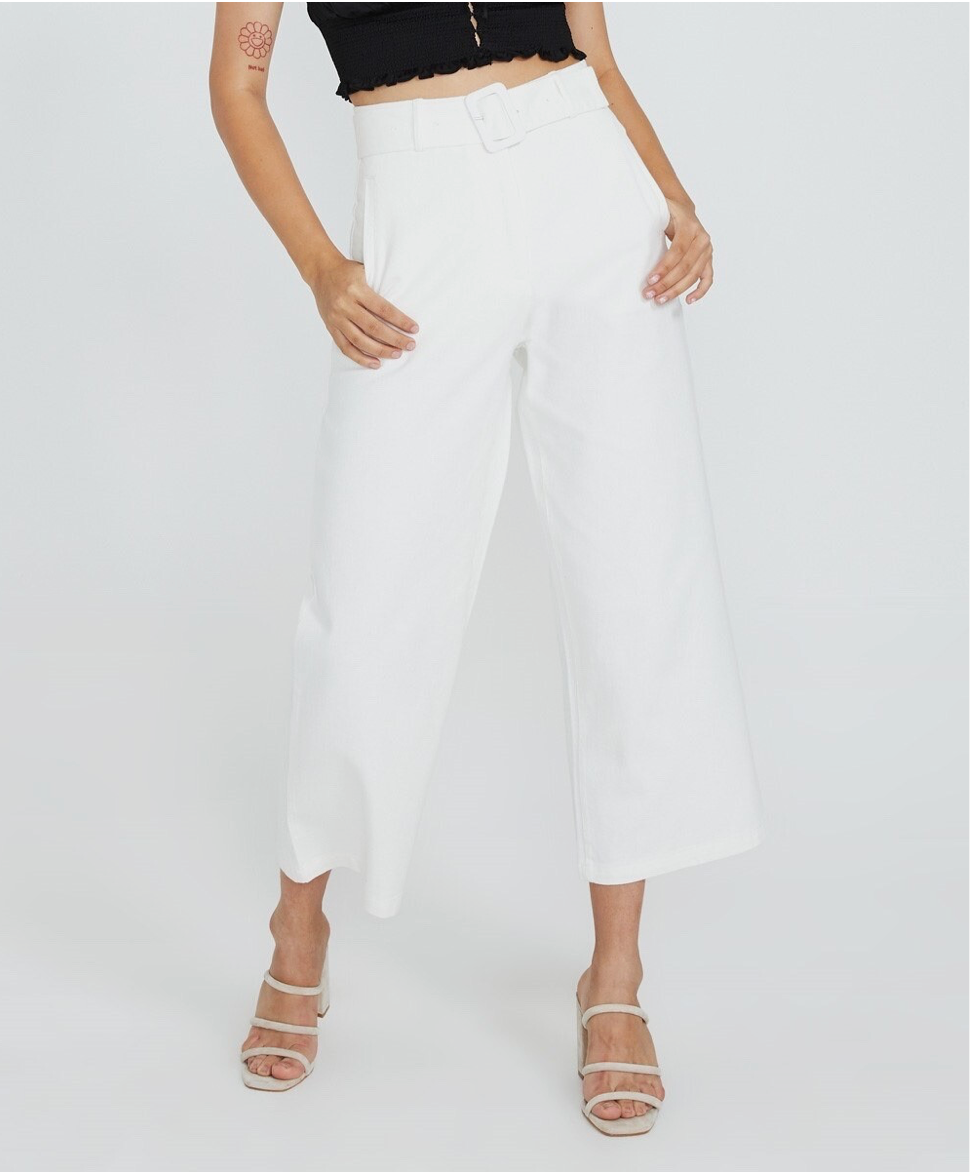 ALICE IN THE EVE / wide legged cropped pants / L (3885802514645187152)