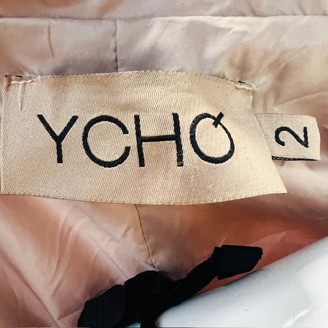 YCHQ / crispy nylon sleeveless long jacket / m/l (3886319057438108760)