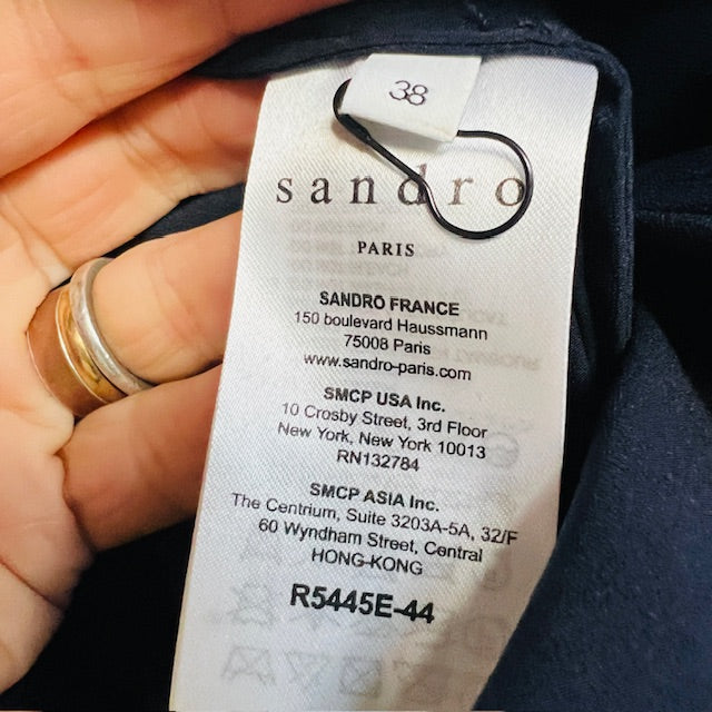 SANDRO PARIS / tulle dress / 44 (s) (3886319081942384826)