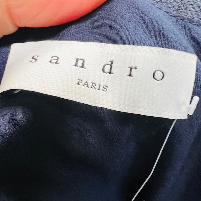 SANDRO PARIS / tulle dress / 44 (s) (3886319083595726587)