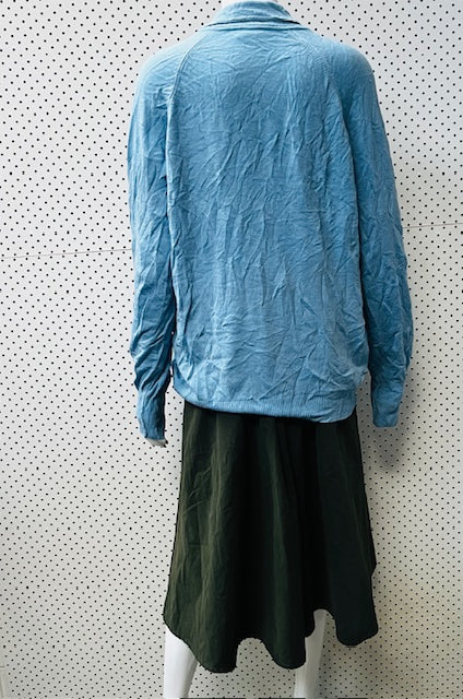 1960s nz vintage / AUBYN / collared wool cardigan / m / made in nz (3886324411891952125)
