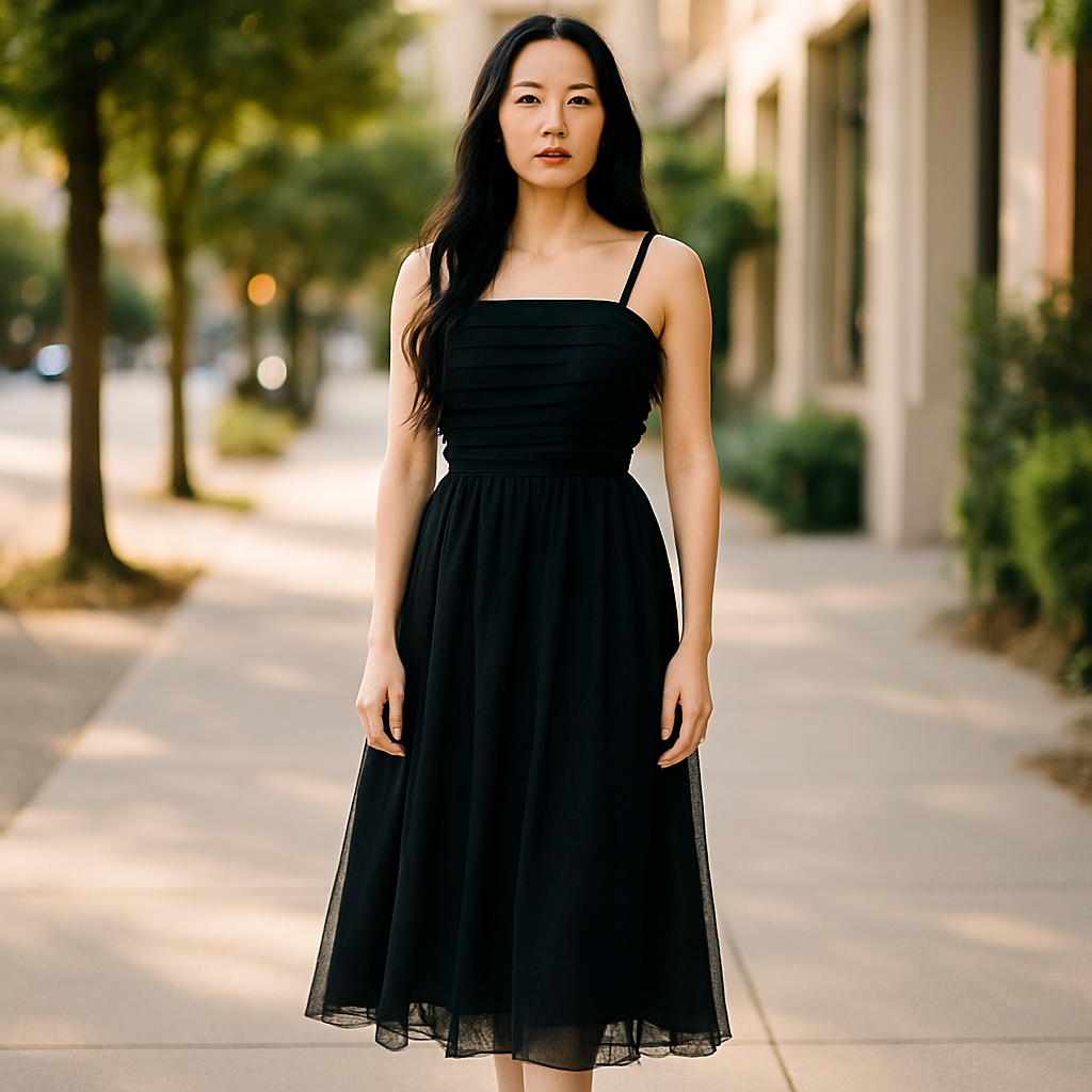 SANDRO PARIS / tulle dress / 44 (s) (3886332230043902210)