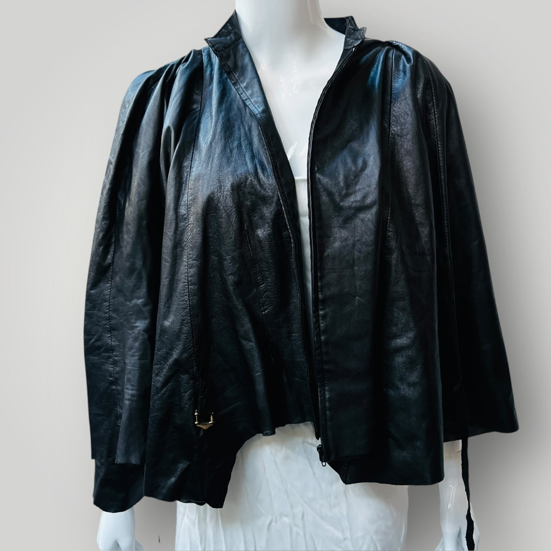 ATSURO TAYAMA / french-japanese designer leather jacket / xs (3886510599420041065)