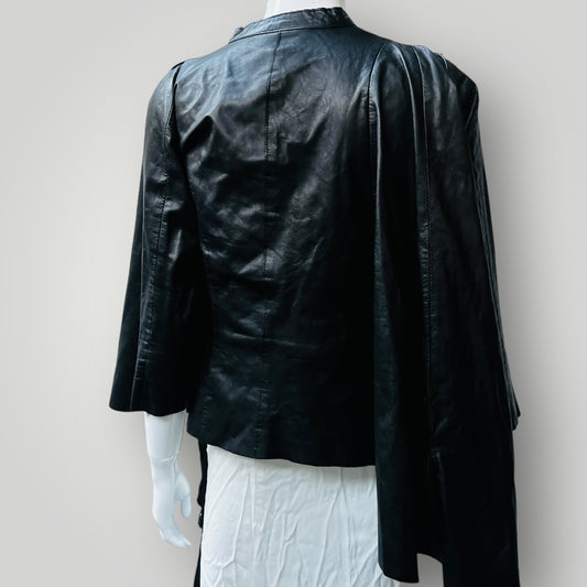 ATSURO TAYAMA / french-japanese designer leather jacket / xs (3886510601360213558)