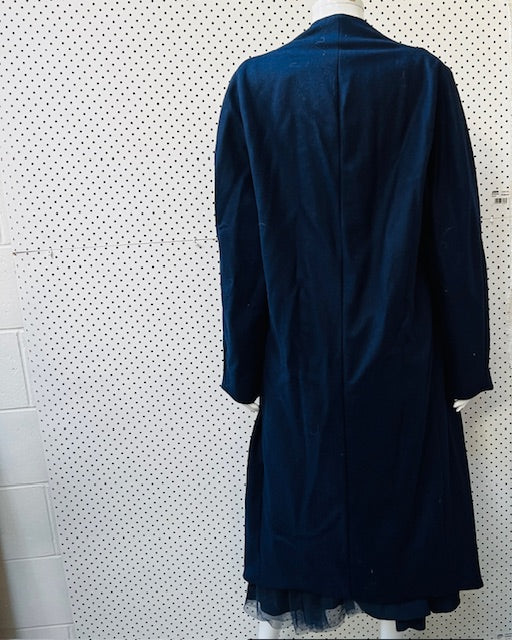 JASON LINGARD / 'brutal' long wool coat / new with tags / 1 / made in nz (3886581847100433718)