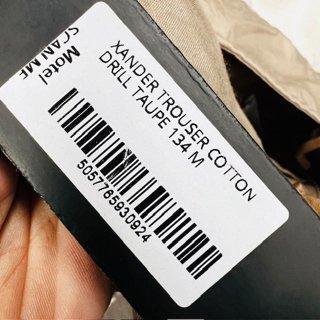 MOTEL / Xander Cargo Trouser in Cotton Drill Taupe / M (3886840103004443114)