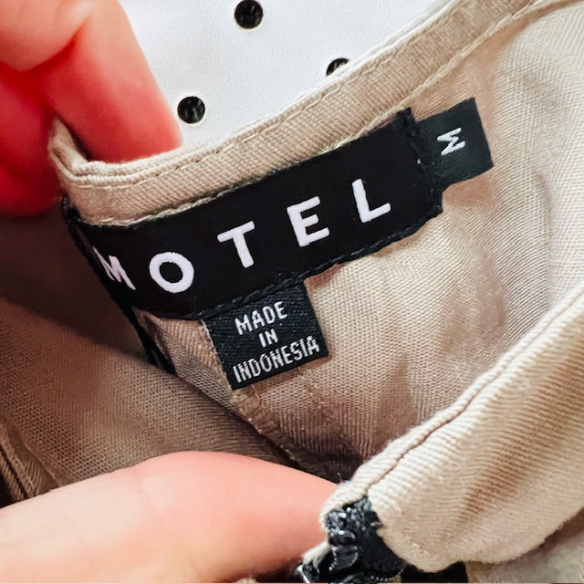 MOTEL / Xander Cargo Trouser in Cotton Drill Taupe / M (3886840106701356288)