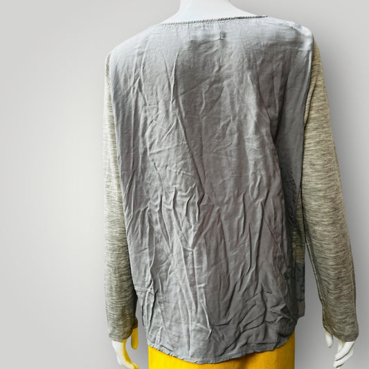 Elk / grey long-sleeve top / size L (3886921876040244189)