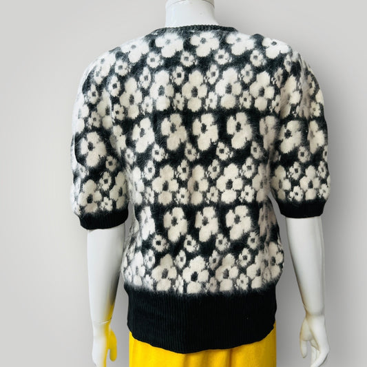 1980s aussie vintage / STEPHAN TAUSSIG / angora cardigan / s (3886921888078956248)