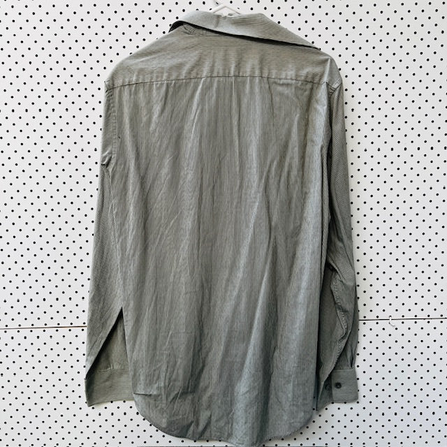 DKNY / striped cotton shirt / m (3886923106453858569)