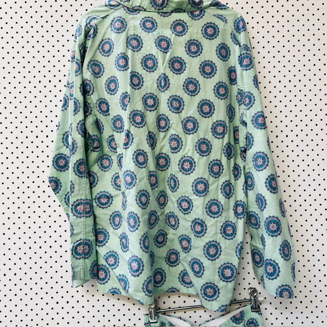 1980s vintage / DE LUXE / pyjama set / OS / made in nz (3886923131544866628)