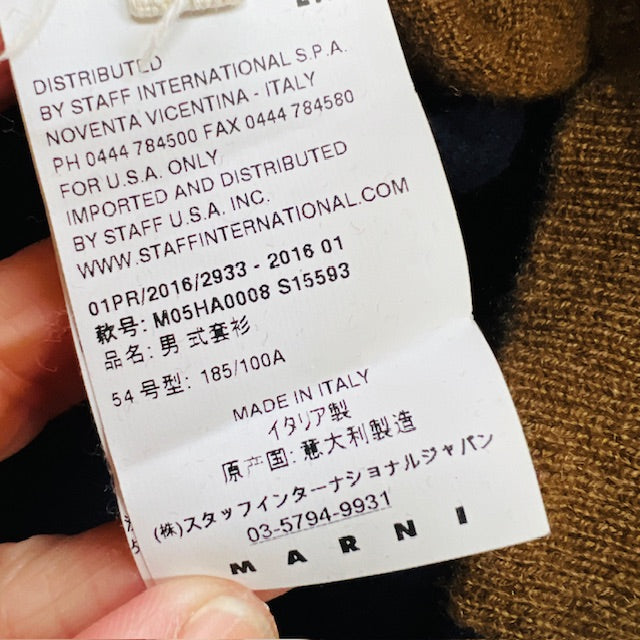 MARNI / cashmere jumper / made in italy / 54 (M/L) (3886923143553580567)