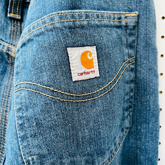 CARHARTT blue denim jeans / traditional fit / 38 x 30 (3886923177912106858)
