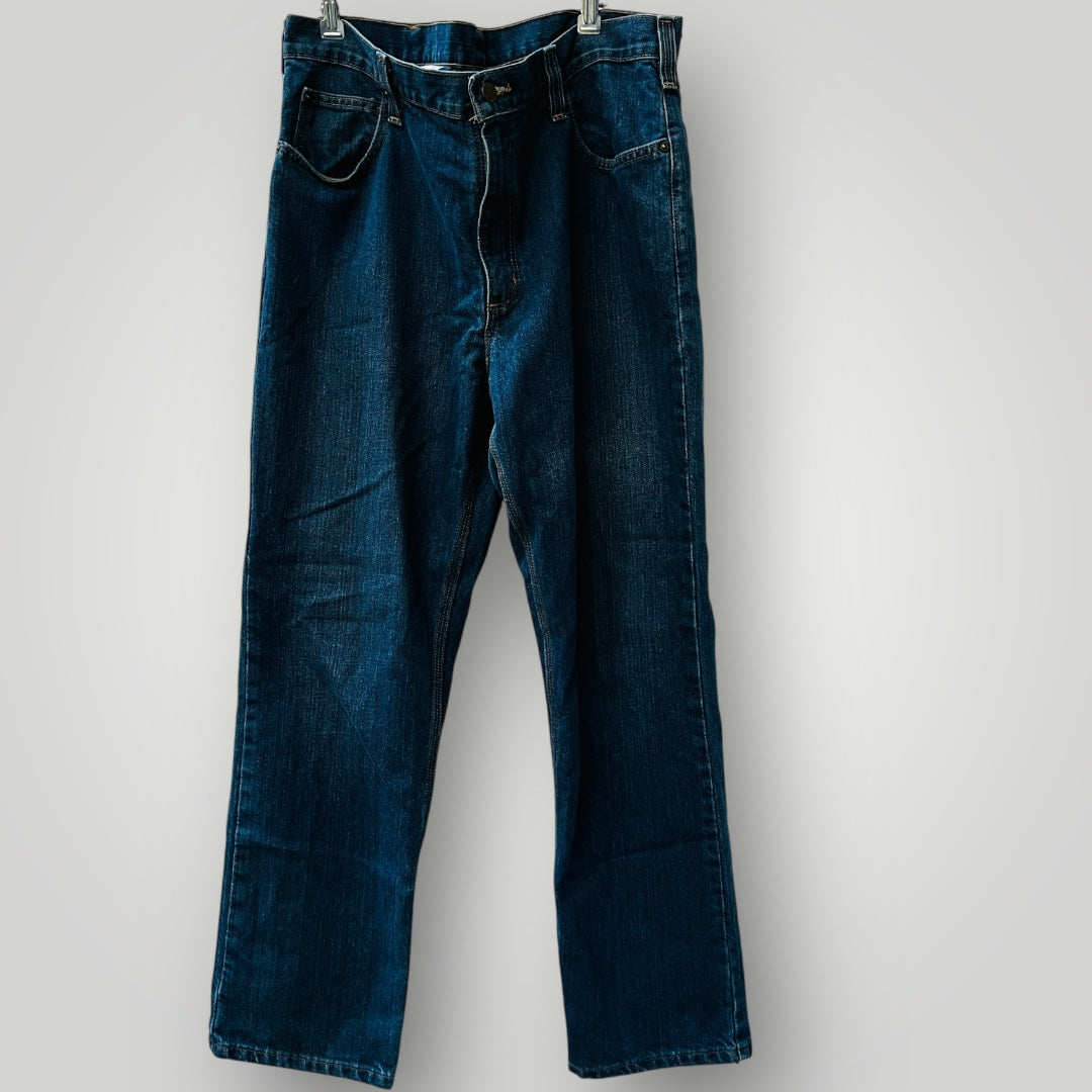 CARHARTT blue denim jeans / traditional fit / 38 x 30 (3886923367138761659)