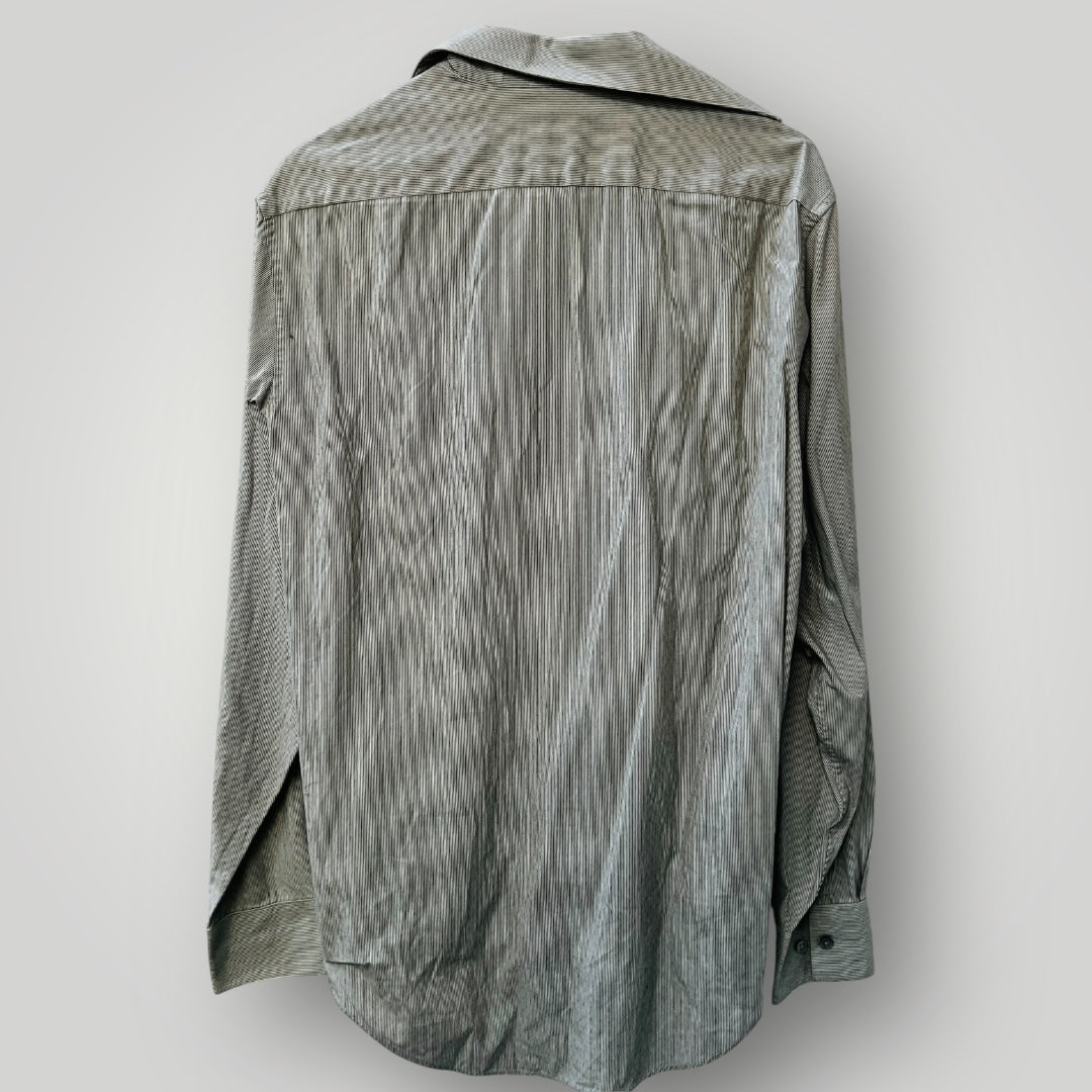 DKNY / striped cotton shirt / m (3886923390673688027)