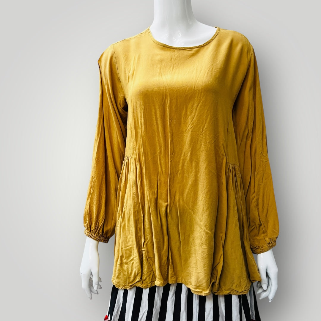 AMERICAN HOLIC / peplum swing top / L (3887025424395655376)