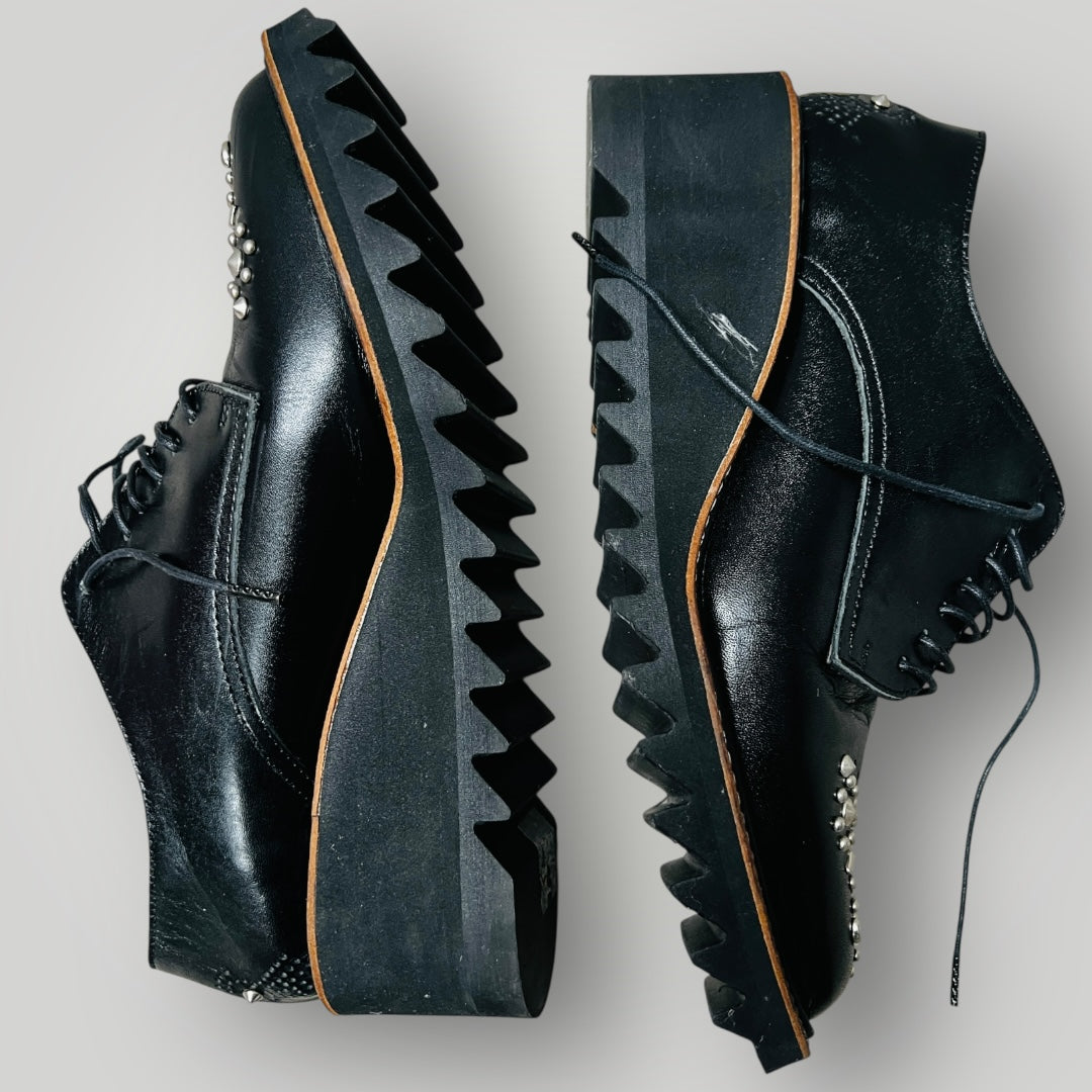Y'S / kayo nakamura / studs shoes / 6 / near new with box (3887450360190808947)