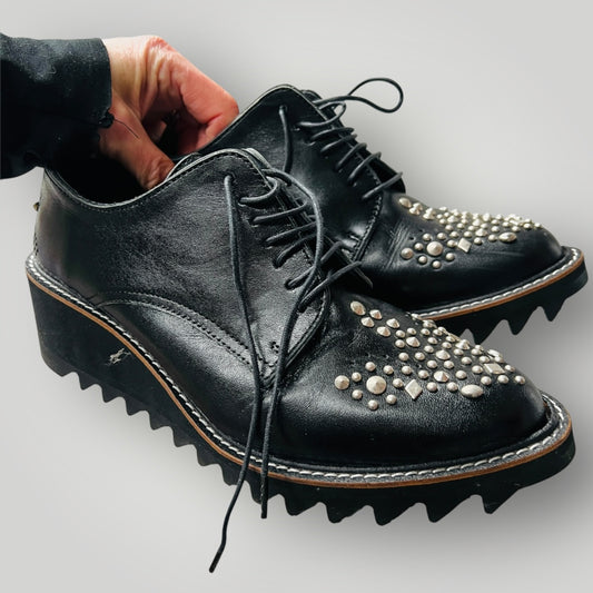 Y'S / kayo nakamura / studs shoes / 6 / near new with box (3887450362186695323)