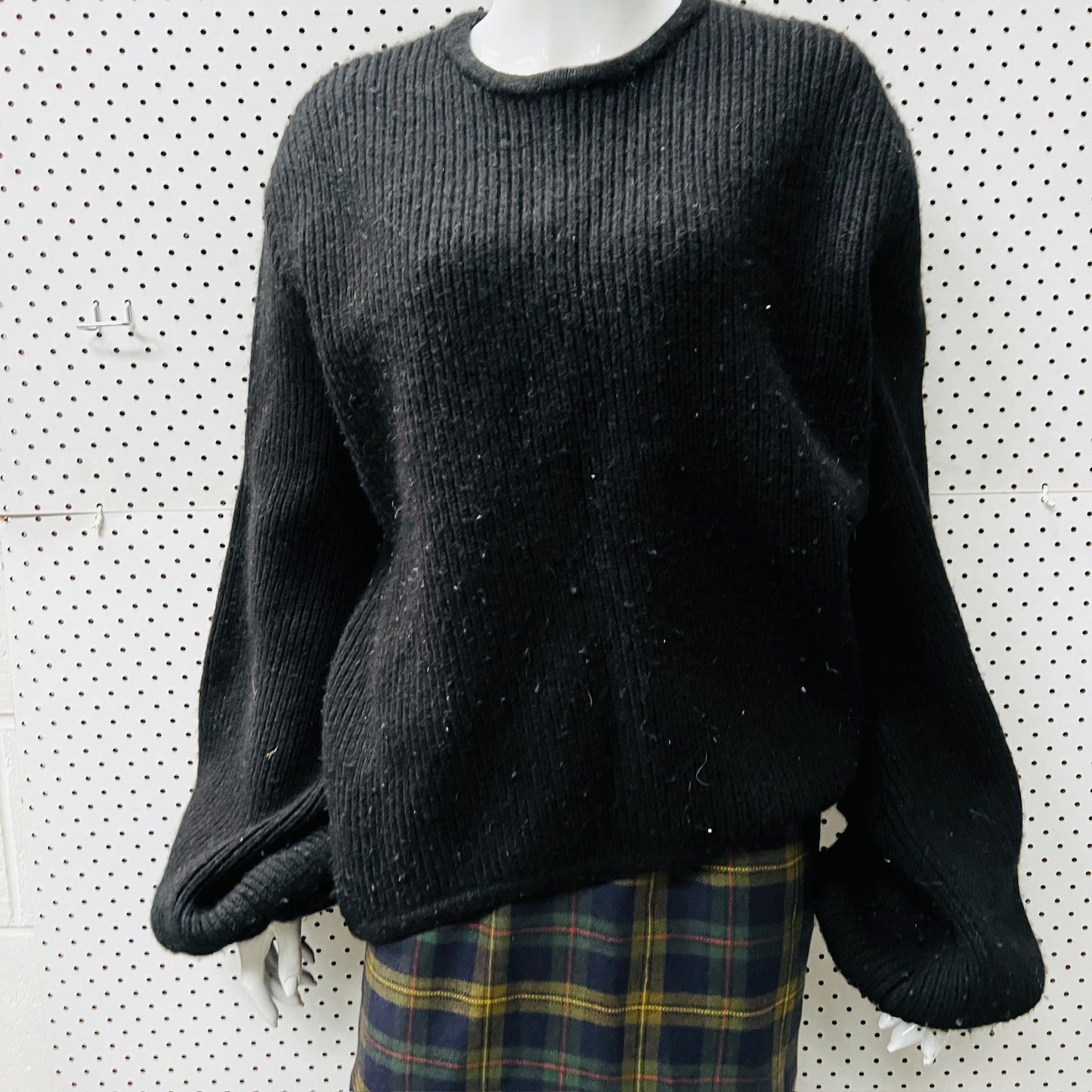 STOLEN GIRLFRIENDS CLUB / ribbed wool knit with balloon sleeves / 10 (3887558774273375898)