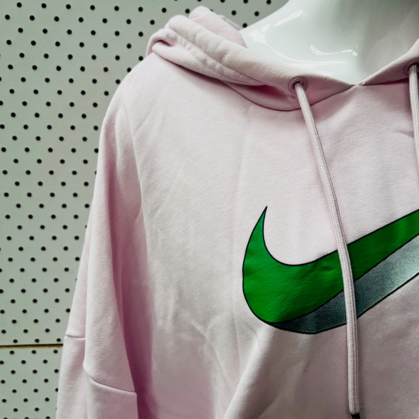 NIKE / pink hoodie / oversized m (3887558872382002447)