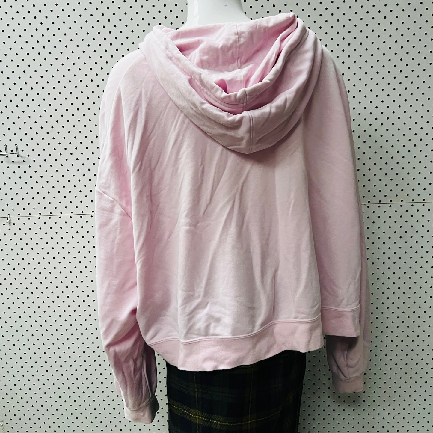 NIKE / pink hoodie / oversized m (3887558876893750801)