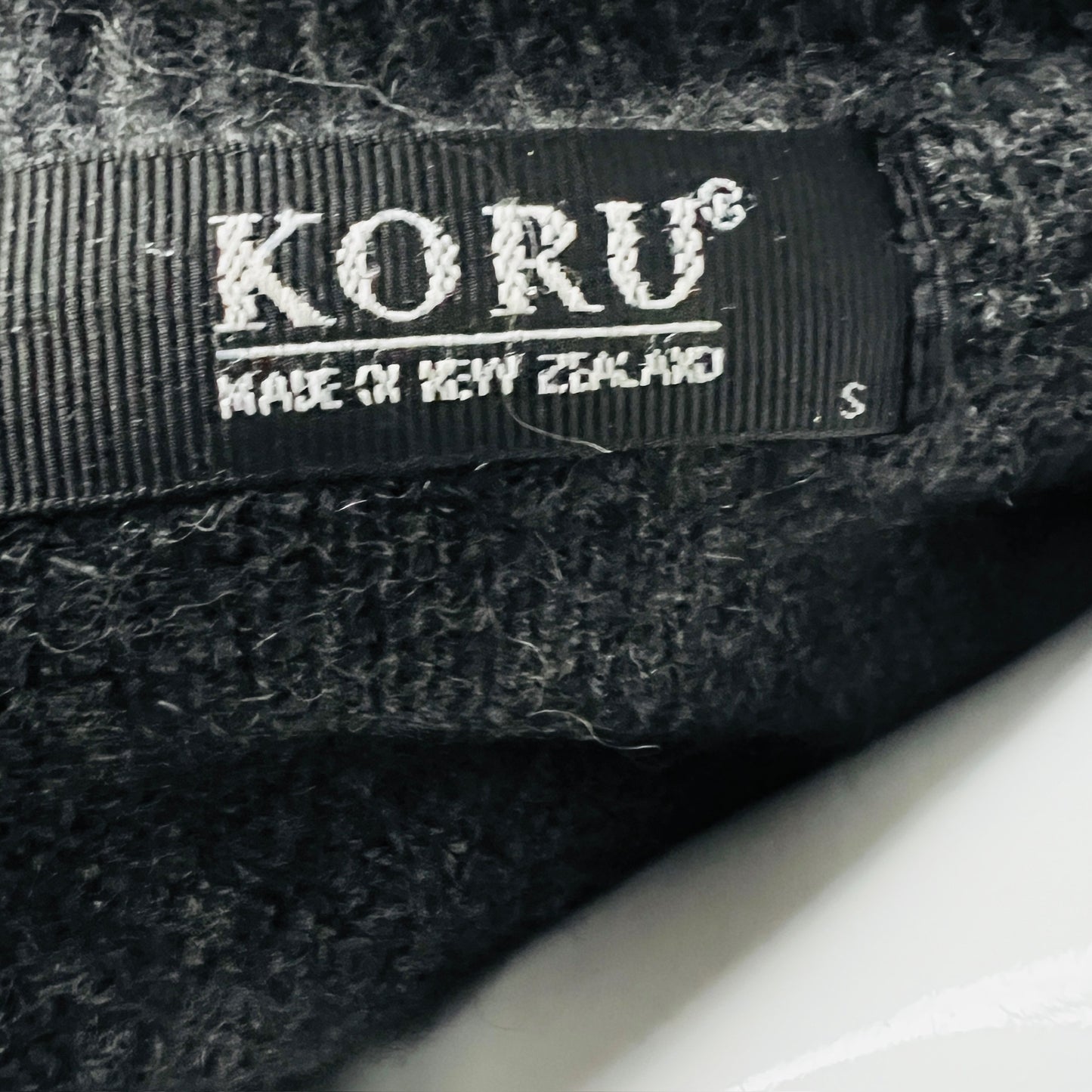 KORU / merino possum silk grey zip front cardigan / s / made in nz (3887558889323379371)