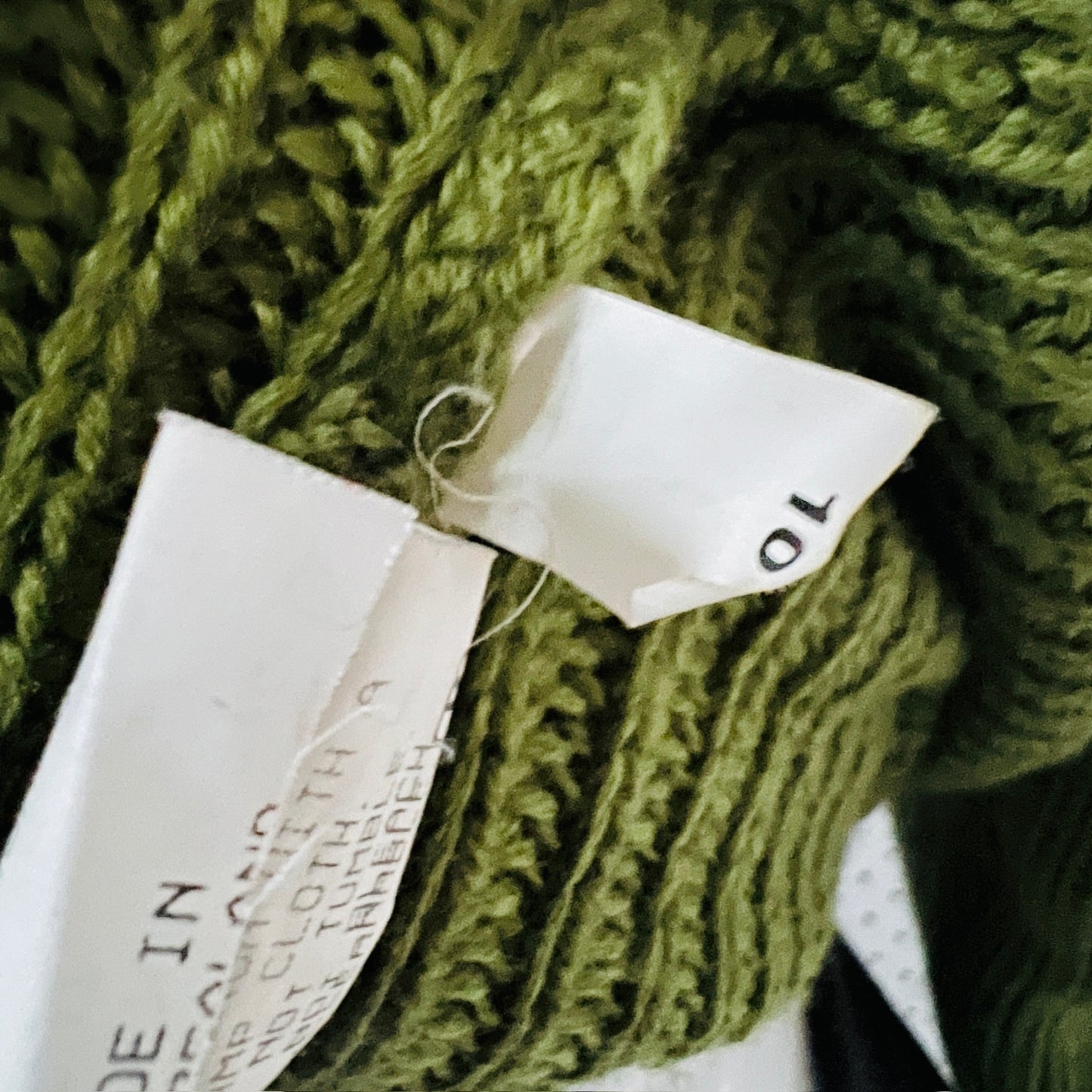 OPTIMUM / green ribbed merino jumper / 10 (3887558931863055322)