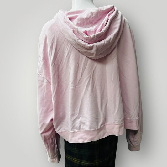 NIKE / pink hoodie / oversized m (3887558992213510266)