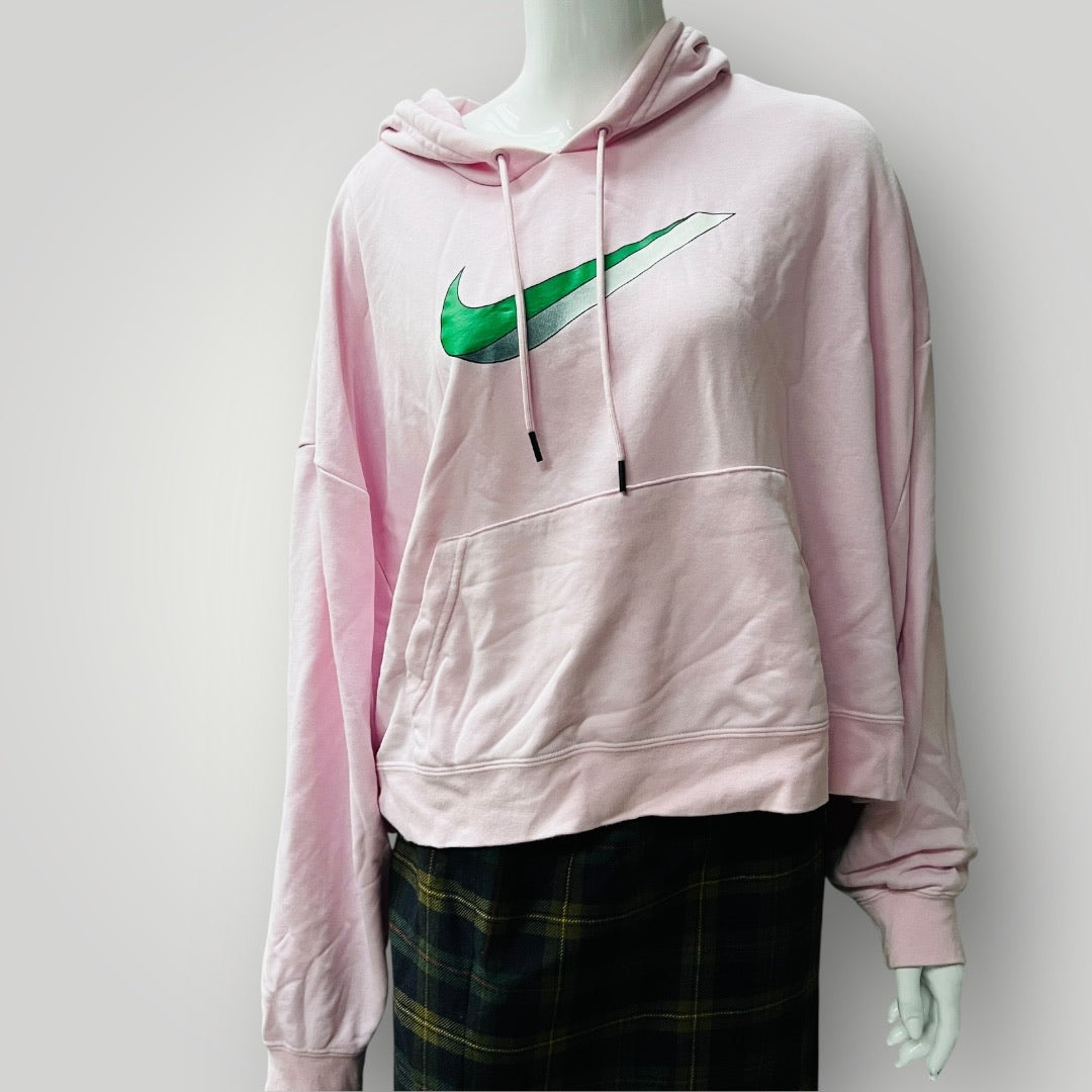 NIKE / pink hoodie / oversized m (3887558993792315026)