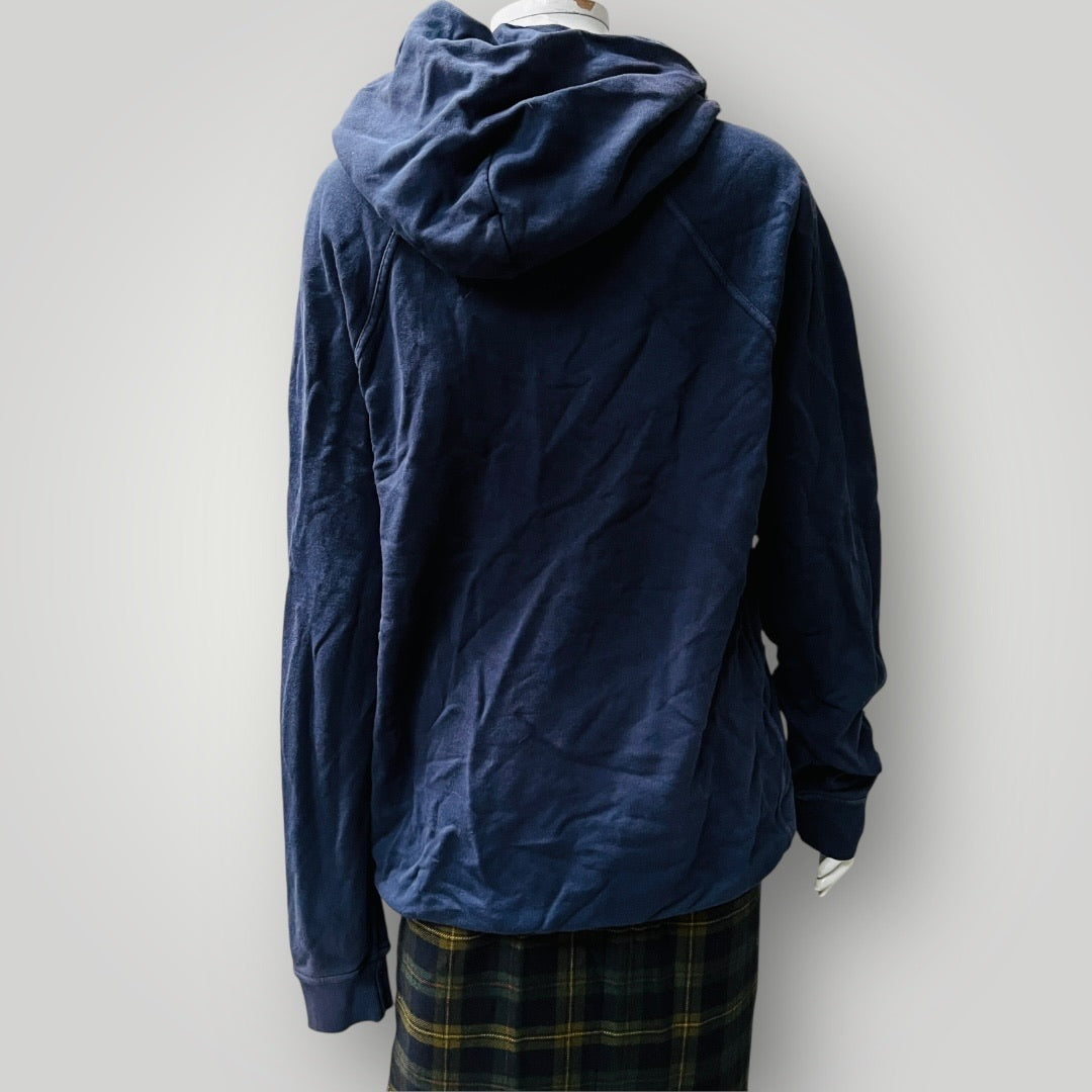 KAREN WALKER / blue logo hoodie / s (3887559005053309294)
