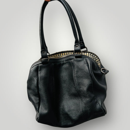 STATUS ANXIETY / 'force of being' large leather bag with shoulder strap (3888053841735219443)