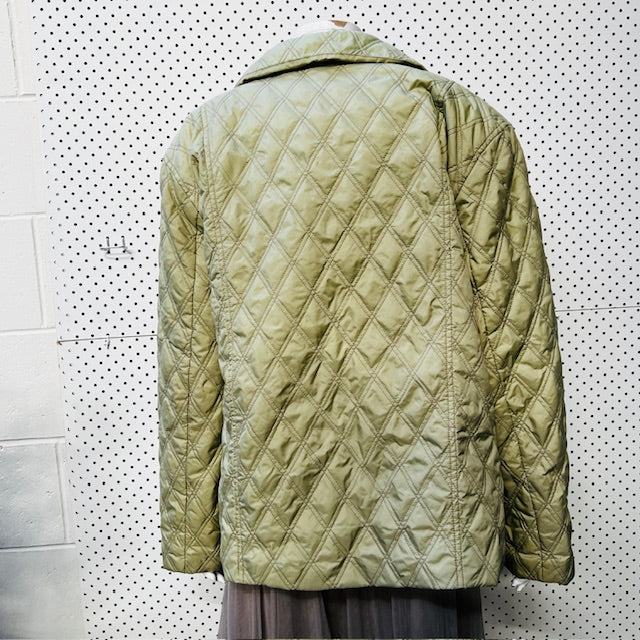 vintage / CIBYLL / quilted green hunting jacket / 44 (3888149124165574583)