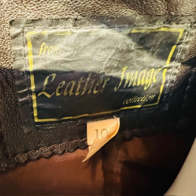 nz vintage / LEATHER IMAGE / brown leather jacket / 10 (3888149139483782802)